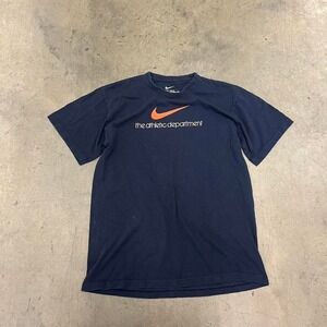 Vintage Y2K Nike‎ center check logo spell out tee shirt